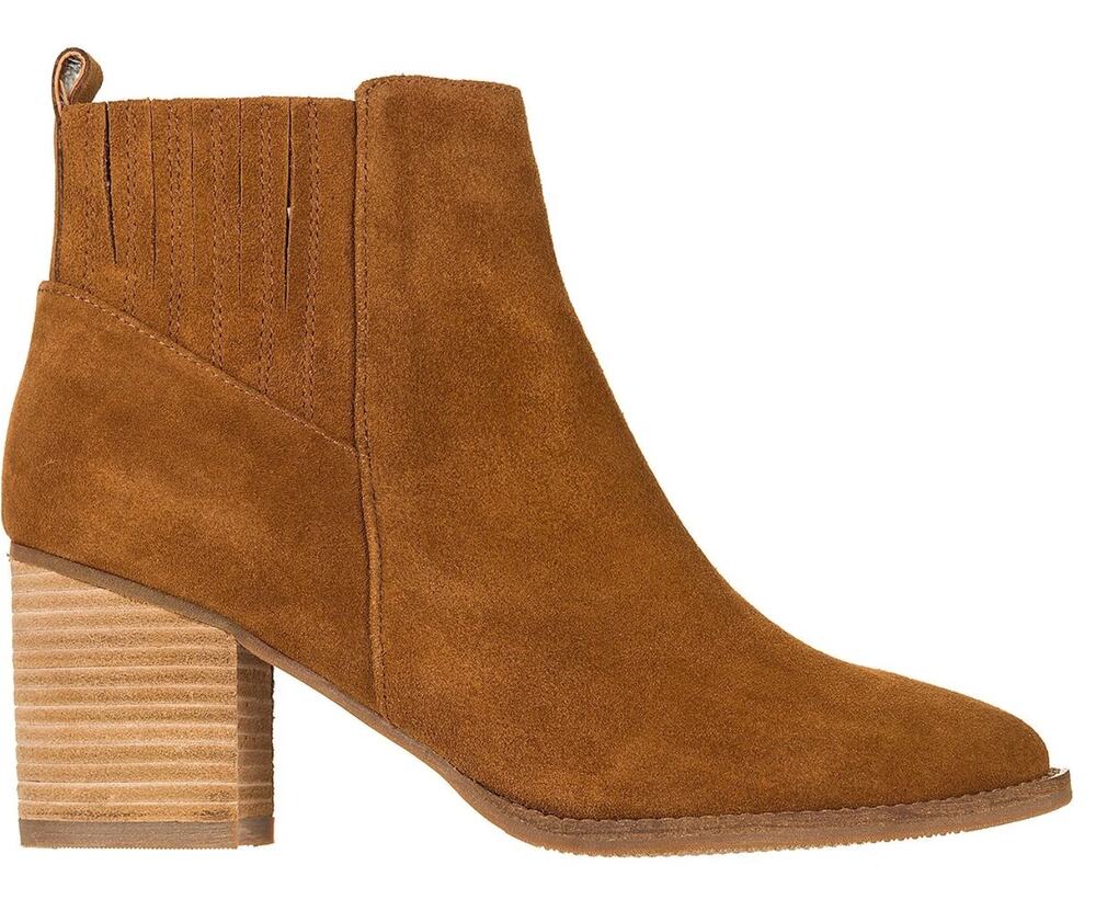BLONDO tan suede NOA waterproof boots size 9 Casual Leather Block Heel